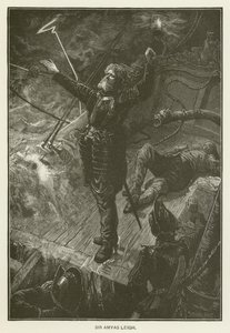 Sir Amyas Leigh av after Charles J. Staniland