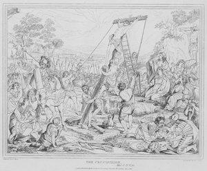 Korsfestelsen, Matthew av after Charles Le Brun