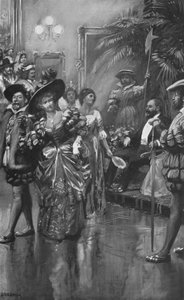 Fancy-Dress Ball ved Royal Institute of Painters in Water Colours, 19. mai 1885