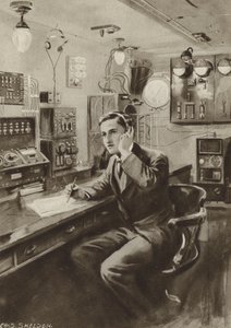 Trådløs operatør av after Charles Mills Sheldon