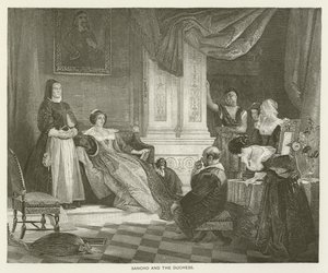 Sancho og hertuginnen av after Charles Robert Leslie