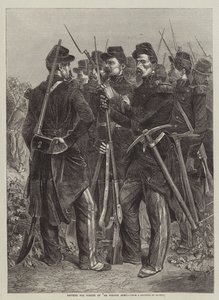Sappere og gruvearbeidere fra den franske hæren av after Denis Auguste Marie Raffet