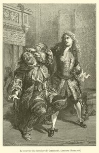 Brev fra Chevalier de Grammont, Antoine Hamilton av after Emile Antoine Bayard