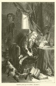 Scarron malt av seg selv, Scarron av after Emile Antoine Bayard