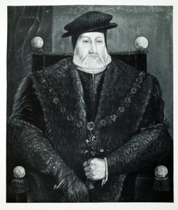 Charles Brandon, hertug av Suffolk, ca. 1544, pub. 1902 (kollotype) av after English School