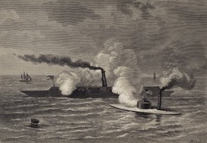 Angrep fra monitoren på Merrimack