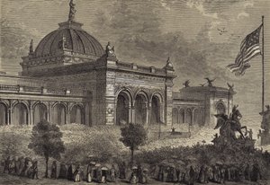 Åpning av hundreårsutstillingen, 10. mai 1876