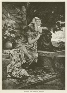 Rhodope, den egyptiske prinsessen av after Ferdinand Keller