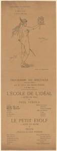 Idealets skole; Lille Eyolf av after Félicien Rops