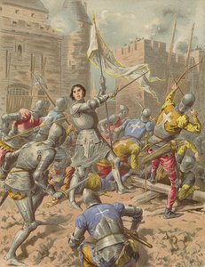Assault of the Tournelles ved Orleans (chromolitho)