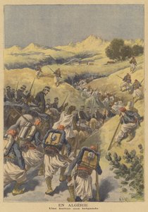 Franske tropper på jakt etter banditter i Algerie