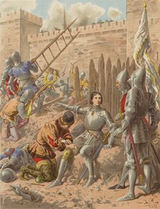 Beleiringen av Paris (chromolitho)