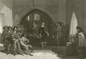 Arrestasjon av Strafford av after George Cattermole