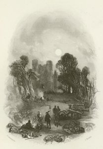 Kings Camp, før Donnington Castle av after George Cattermole