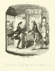 Illustrasjon for Peregrine Pickle av Tobias Smollett