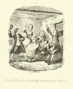 Illustrasjon for Roderick Random av Tobias Smollett