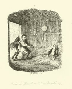 Illustrasjon for Roderick Random av Tobias Smollett