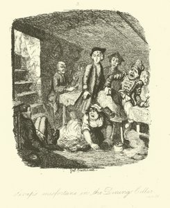 Illustrasjon for Roderick Random av Tobias Smollett