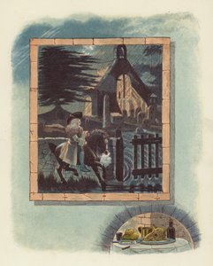 Illustrasjon for Tam OShanter av Robert Burns av after George Cruikshank