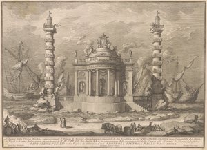 Prima Macchina for Chinea av 1760: Neptuntemplet
