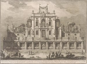 Seconda Macchina for Chinea av 1762: En kiosk, eller lysthus i ottomansk stil