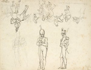 Hodet til en ung mann av after Guido Reni
