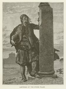 Lantenac ved steinsøylen av after Gustave Brion