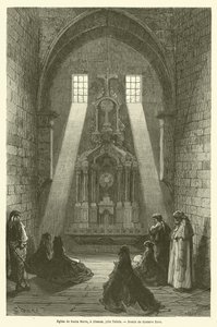 Santa Maria-kirken, i Illescas, nær Toledo av Gustave after Dore