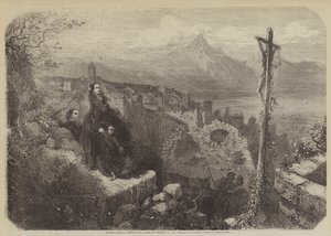 Fuentarabia, et favorittsted for keiserinne Eugenie av Gustave after Dore