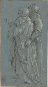 Jomfruen og den hellige Johannes av after Hans Baldung Grien