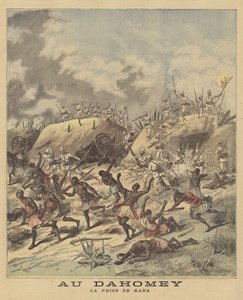 Fangst av Cana av franskmennene, Dahomey