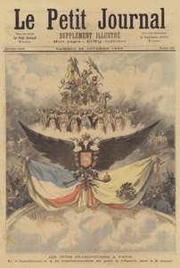 Feiringer til minne om den fransk-russiske alliansen i Paris av after Henri Meyer