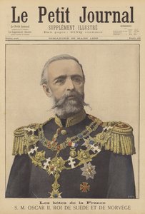 gjester fra Frankrike; Oscar II, konge av Sverige og Norge