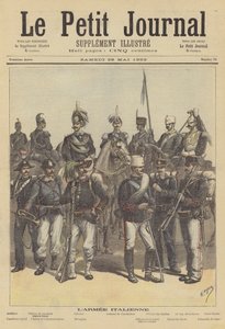 Soldater fra den italienske hæren av after Henri Meyer