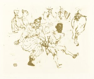 Footit og Chocolat (Footit et Chocolat) av after Henri de Toulouse Lautrec