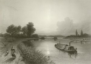 River Trent, nær Wighnor av Henry after Warren