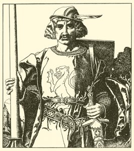 Sir Lionel fra Storbritannia av after Howard Pyle