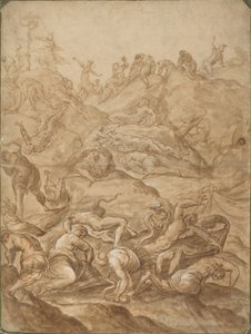 Den frekke slangen av after Jacopo Tintoretto