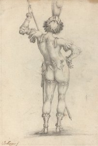 Stående figur [recto] av after Jacques Bellange