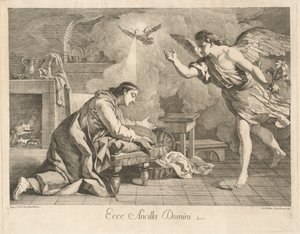 Kunngjøringen av after Jean François de Troy Jean Baptiste Hutin