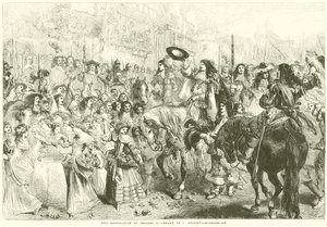 Restaureringen av Charles II av after John Gilbert