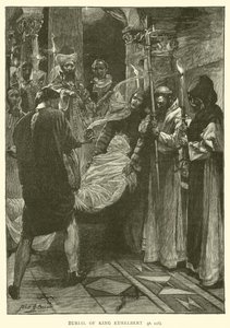 Begravelse av kong Ethelbert av after John Henry Frederick Bacon