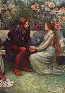Prins Henry og Elsie i hagen