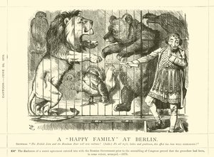 En lykkelig familie i Berlin av after John Tenniel