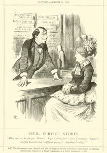 Tjenestebutikker av after John Tenniel