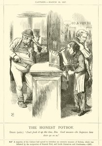 Den ærlige Potboy av after John Tenniel
