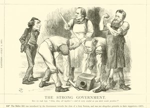 Den sterke regjeringen av after John Tenniel