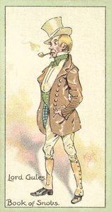 Lord Gules, Book of Snobs (chromolitho) av after Joseph Clayton Clarke