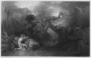 Apollo Killing the Python, fra bildet i Nasjonalgalleriet