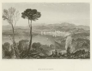 Frescati av after Joseph Mallord William Turner